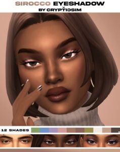 Sirocco Eyeshadow Sims 4 CC