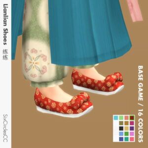 Chinese Shoes – Lianlian Sims 4 CC