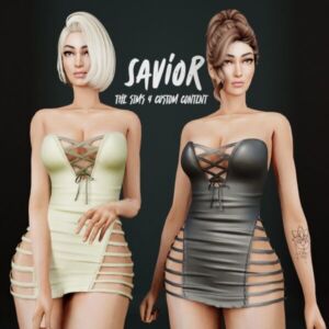 Stylish SO_Joice Short Dress for Your Sims Sims 4 CC