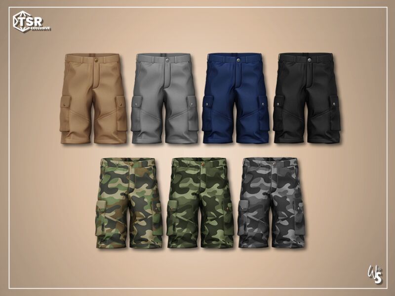 Street Set - Cargo Shorts 2 sims 4 cc street set cargo shorts 2