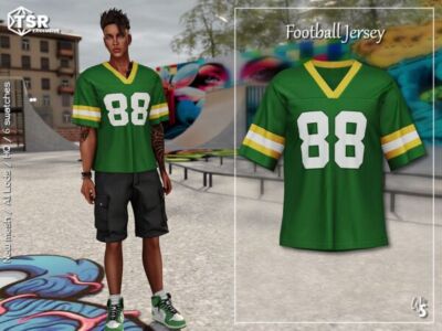 Street Set – Football Jersey Sims 4 CC