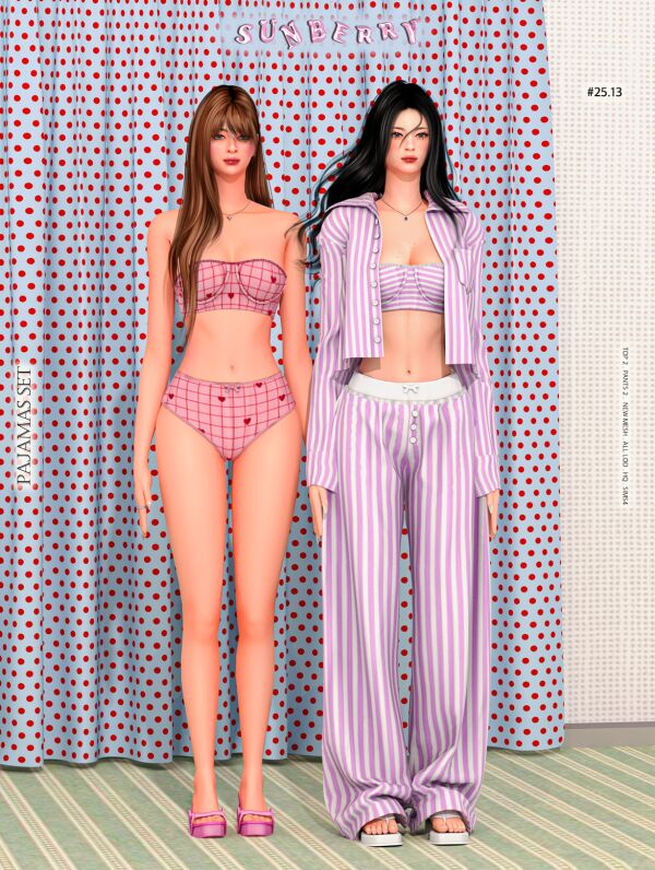 [Sunberry] #25.13 Pajamas Sims 4 CC