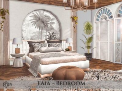 Elegant Taia Bedroom Sims 4 CC