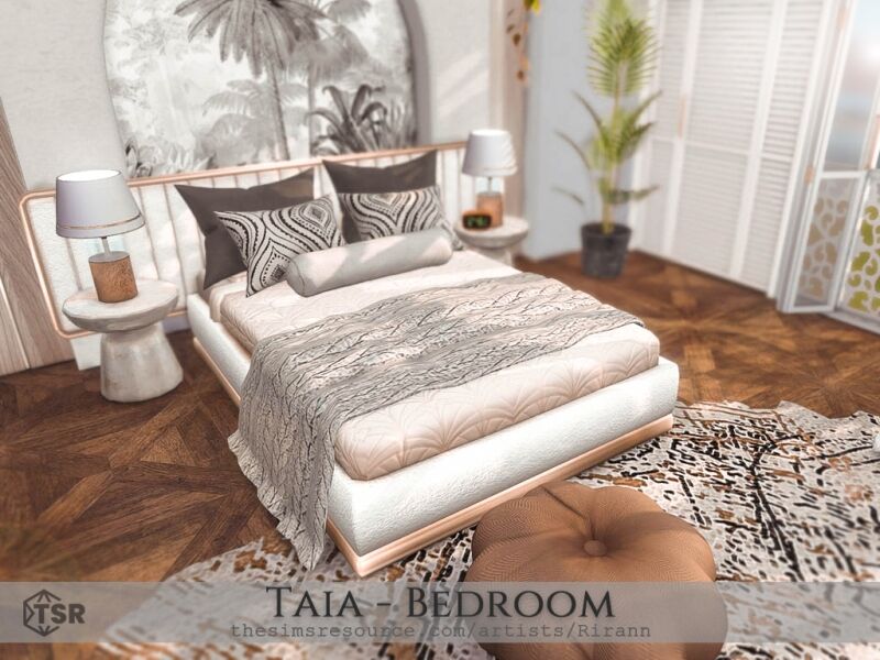 Elegant Taia Bedroom 3 sims 4 cc taia bedroom 5