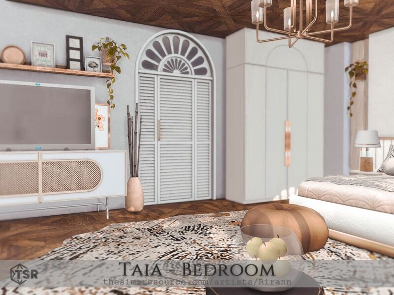 Elegant Taia Bedroom 4 sims 4 cc taia bedroom 6