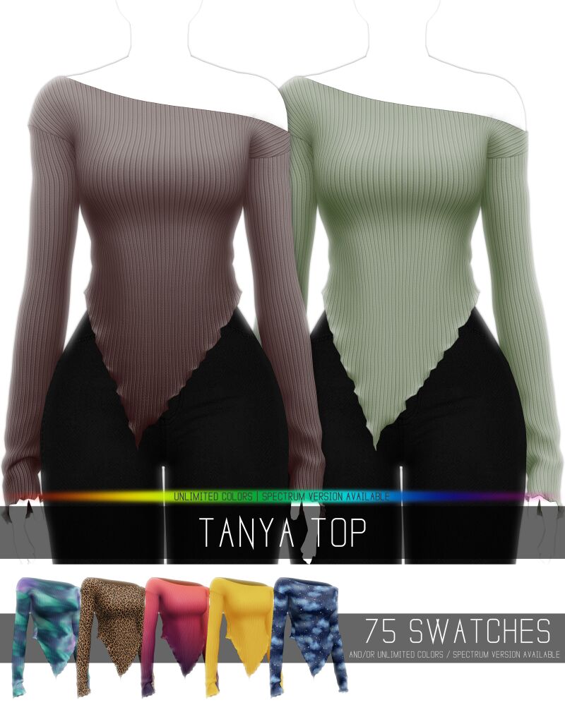 Tanya TOP By Simpliciaty 2 sims 4 cc tanya top by simpliciaty 2