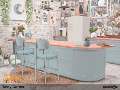 Tasty Corner Sims 4 CC