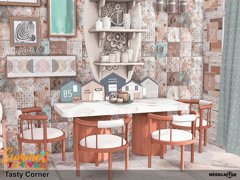 Tasty Corner 9 sims 4 cc tasty corner 2