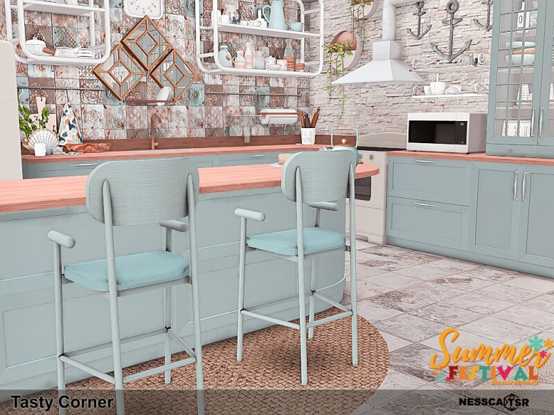Tasty Corner 7 sims 4 cc tasty corner 6