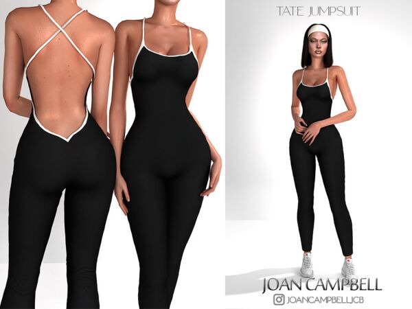 Tate Jumpsuit - Perfect for Your Workout! 1 Tate Jumpsuit – Perfect for Your Workout! Sims 4 CC