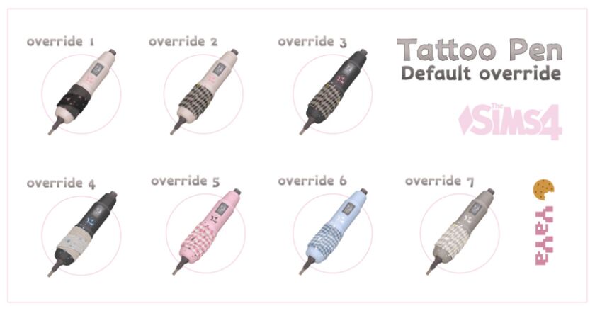 TattooPen Default Override by Yaya_Sims 2 sims 4 cc tattoopen default override by yaya sims 2