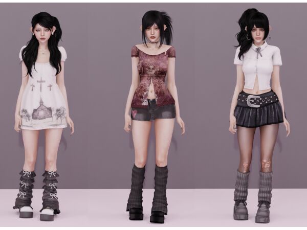 The Main Character Lookboo 1 The Main Character Lookboo Sims 4 CC