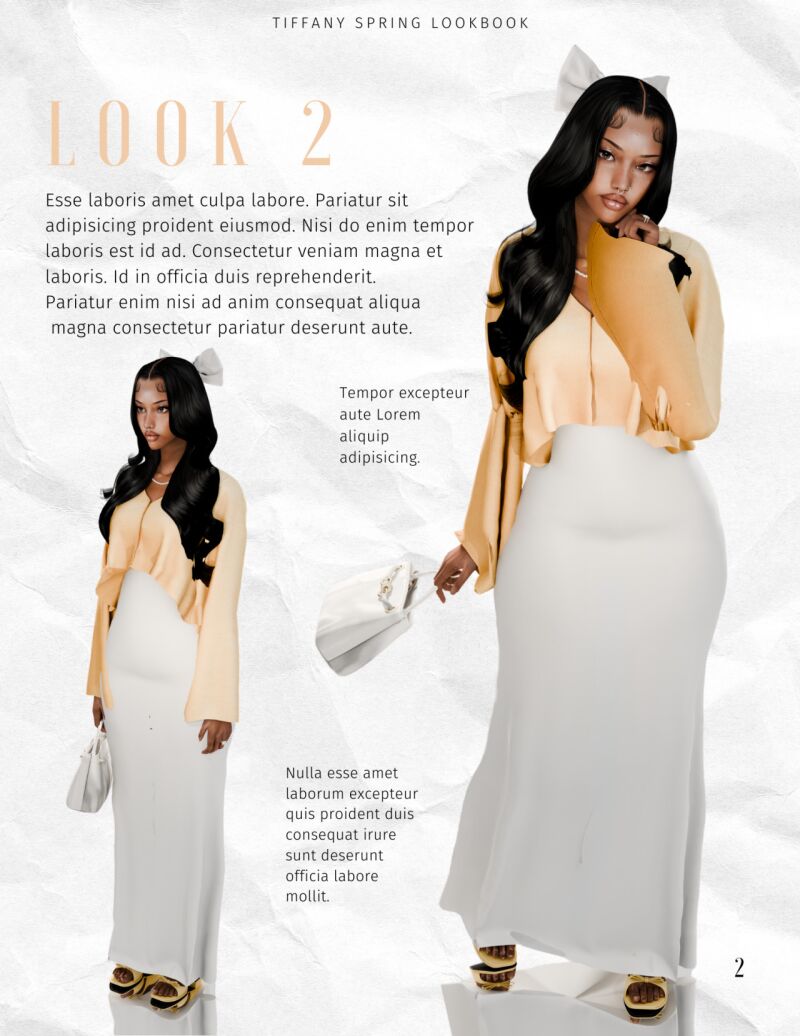 Tiffany Spring Lookbook 1 & 2 2 sims 4 cc tiffany spring lookbook 1 2 by ch3rrysimss 3