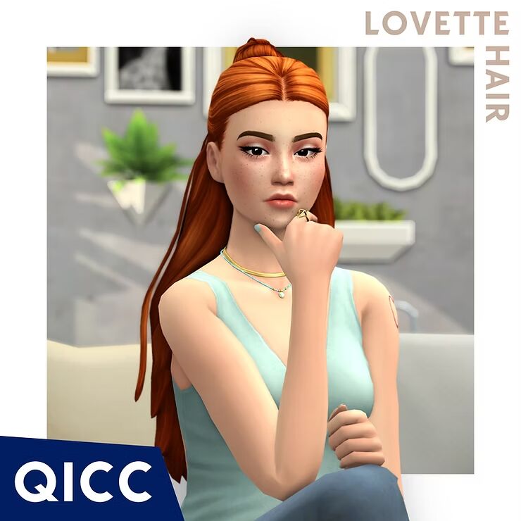 Stylish Hair Collection by Quirky Introvert 2 sims 4 cc tress trends collection by quirky introvert 4