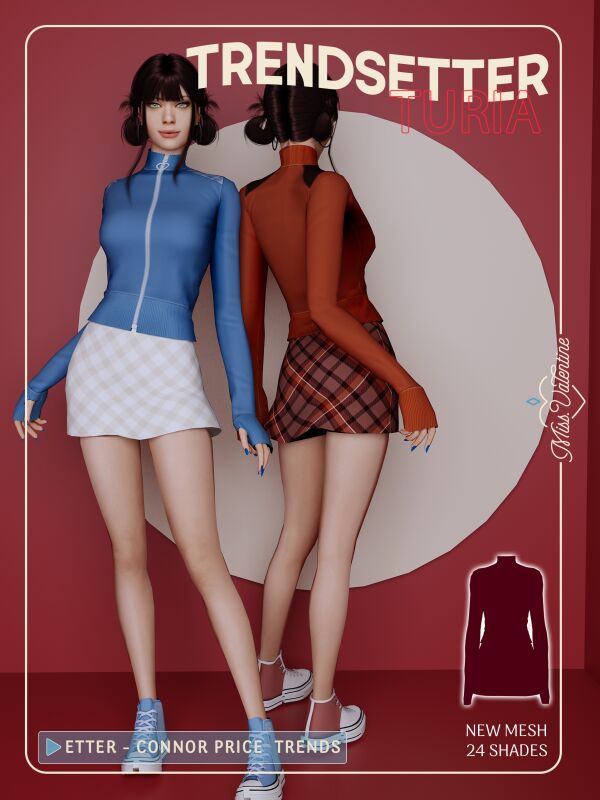 Turia Outfit By Miss.Valentine Sims 4 CC