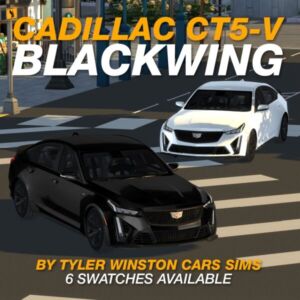 2022 Cadillac CT5-V Blackwing Sims 4 CC
