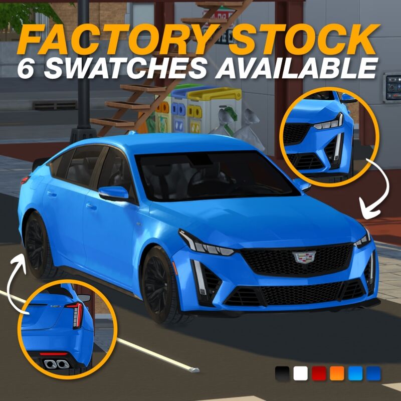 sims 4 cc tyler winston cars 2022 cadillac ct5 v blackwing 3