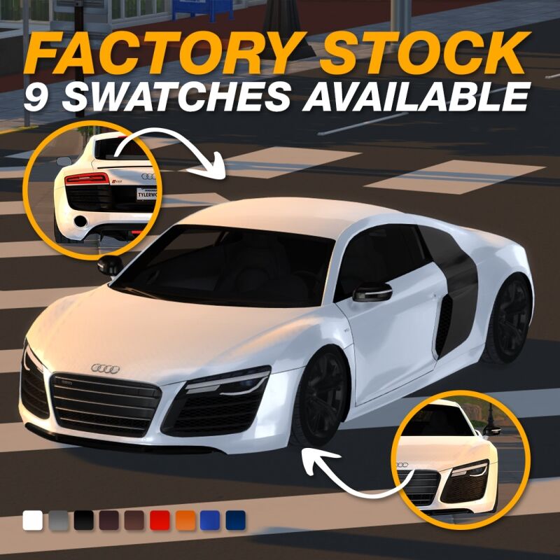 Tyler Winston Cars - Audi R8 Coupé V10 Plus 5.2 FSI Quattro 6 sims 4 cc tyler winston cars audi r8 coupe v10 plus 5 2 fsi quattro 3