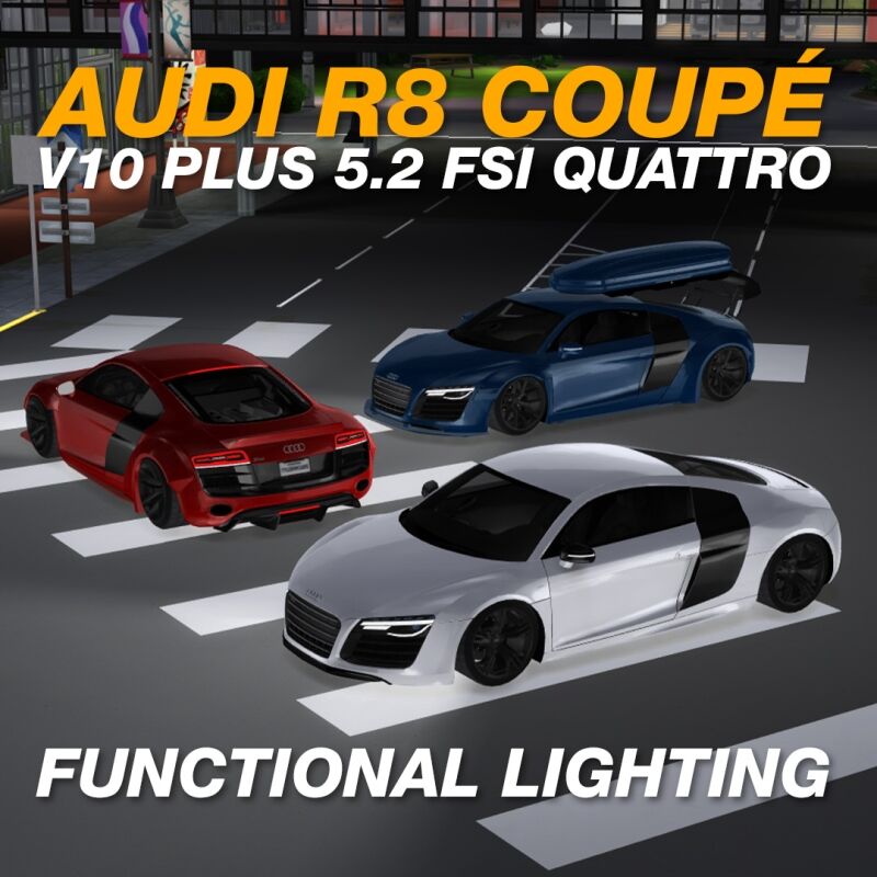 Tyler Winston Cars - Audi R8 Coupé V10 Plus 5.2 FSI Quattro 4 sims 4 cc tyler winston cars audi r8 coupe v10 plus 5 2 fsi quattro 6
