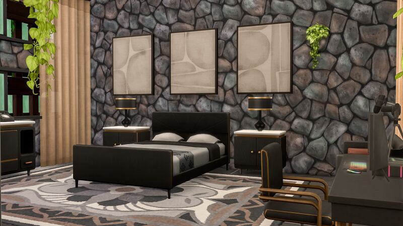 Underwater Modern Mansion: A Unique Residential Design 3 sims 4 cc underwater modern mansion by danuta720 5