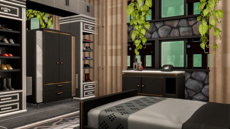 Underwater Modern Mansion: A Unique Residential Design 4 sims 4 cc underwater modern mansion by danuta720 6