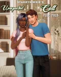 Unexpected Call – Pose Pack Sims 4 CC