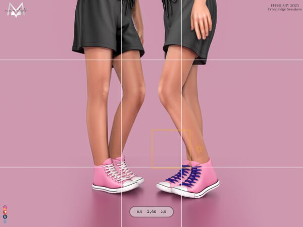 Urban Edge Sneakers for Toddler 4 sims 4 cc urban edge sneakers toddler by mermalade 4