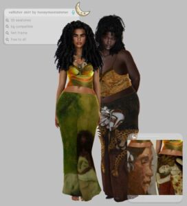 Vellichor Skirt: A Stylish Addition Sims 4 CC
