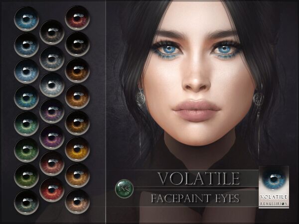 Volatile Eyes: Stunning Eye Customization Sims 4 CC