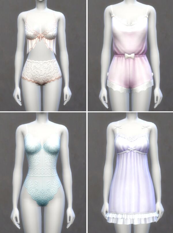 Wedding Night Mini Set by Leandreah 1 Wedding Night Mini Set by Leandreah Sims 4 CC