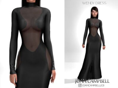 Stunning Wendy Dress by Joan Campbell Sims 4 CC