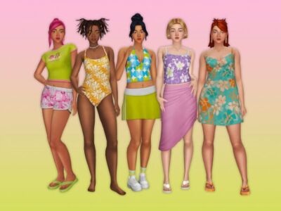 Whirliko – Plumeria Collection Sims 4 CC