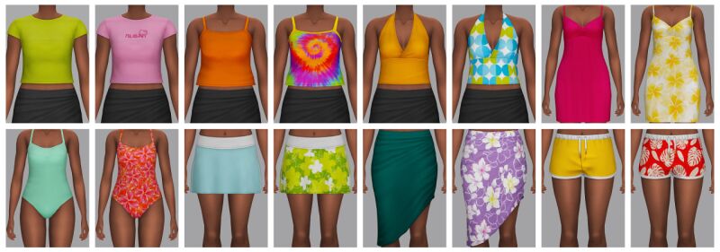 Whirliko - Plumeria Collection 2 sims 4 cc whirliko plumeria collectio 2