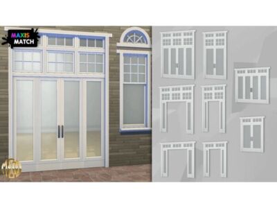 Willard Set: Doors and Arches by Mincsims Sims 4 CC