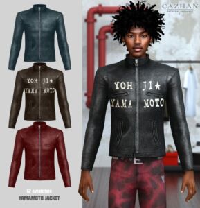Stylish Yamamoto Jacket Collection Sims 4 CC