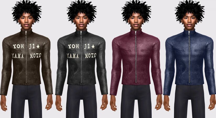 Stylish Yamamoto Jacket Collection 2 sims 4 cc yamamoto jacket clothing by cazhancc 2