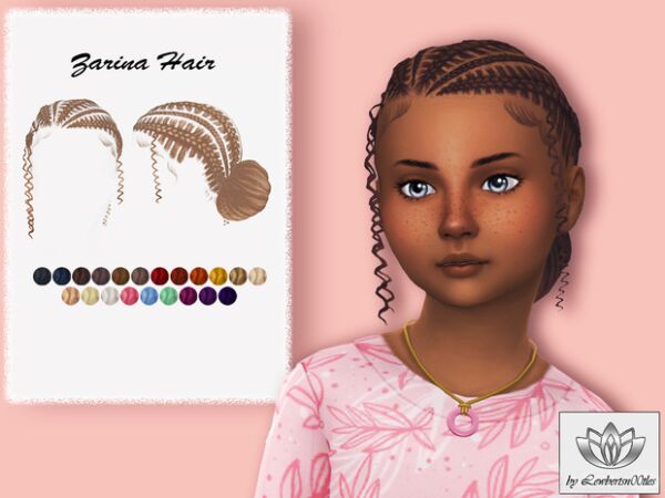 Zarina Hair: Stylish Maxis Match for All Ages 1 Zarina Hair: Stylish Maxis Match for All Ages Sims 4 CC