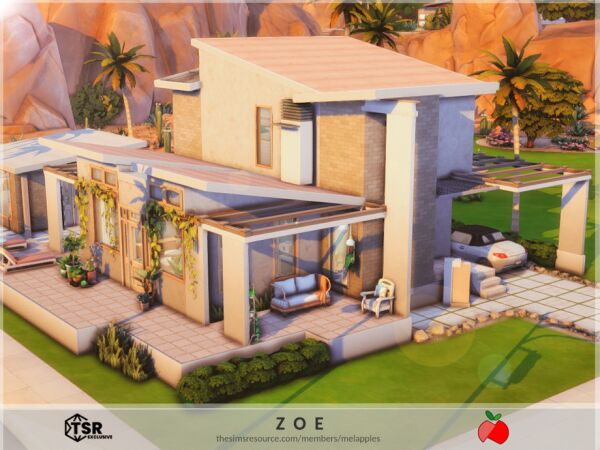 Zoe - No CC by Melapples 1 Zoe – No CC by Melapples Sims 4 CC