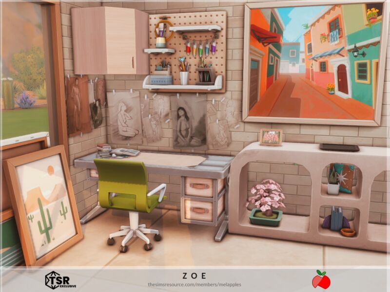 Zoe - No CC by Melapples 3 sims 4 cc zoe no cc by melapples 6